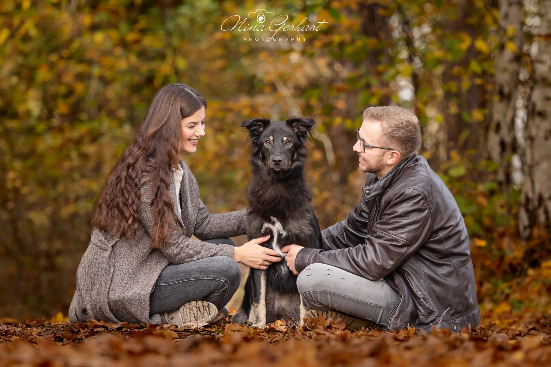 Mann, Frau und Hund